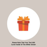 Personalised Custom Present Christmas Sticker Label x30