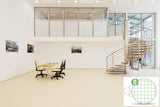 Patterned Decorative White Frosted Window Film - Privacy Frosted Glass Film Large BLOCK pattern