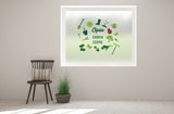 G4 - Vibrant garden centre open printed bespoke custom frosted window film