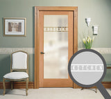 Kitchen cut out, bespoke, custom, frosted kitchen window film