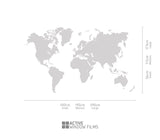 World Map Vinyl Wall Sticker