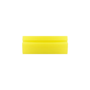 6" Soft Yellow Turbo Squeegee