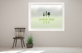 TR3 - Bespoke restaurant name & cutlery cut out bespoke custom frosted commercial window film