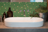 Cover Styl' - Z4 Green Tile Self Adhesive Sticker, Vinyl Window Wall Door Furniture Covering