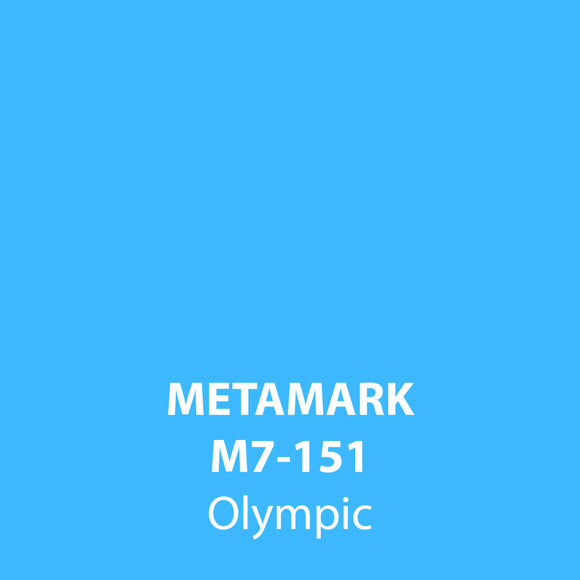 Olympic Gloss Vinyl M7-151, Metamark 7 Series, self-adhesive, sticky back polymeric sign making vinyl
