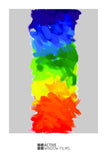 Multi Coloured Brush Stroke Bespoke Print Custom Frosted Window Film