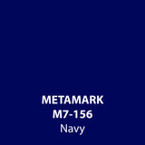 Navy Gloss Vinyl M7-156, Metamark 7 Series, self-adhesive, sticky back polymeric sign making vinyl