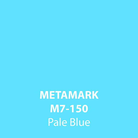 Pale Blue Gloss Vinyl M7-150, Metamark 7 Series, self-adhesive, sticky back polymeric sign making vinyl