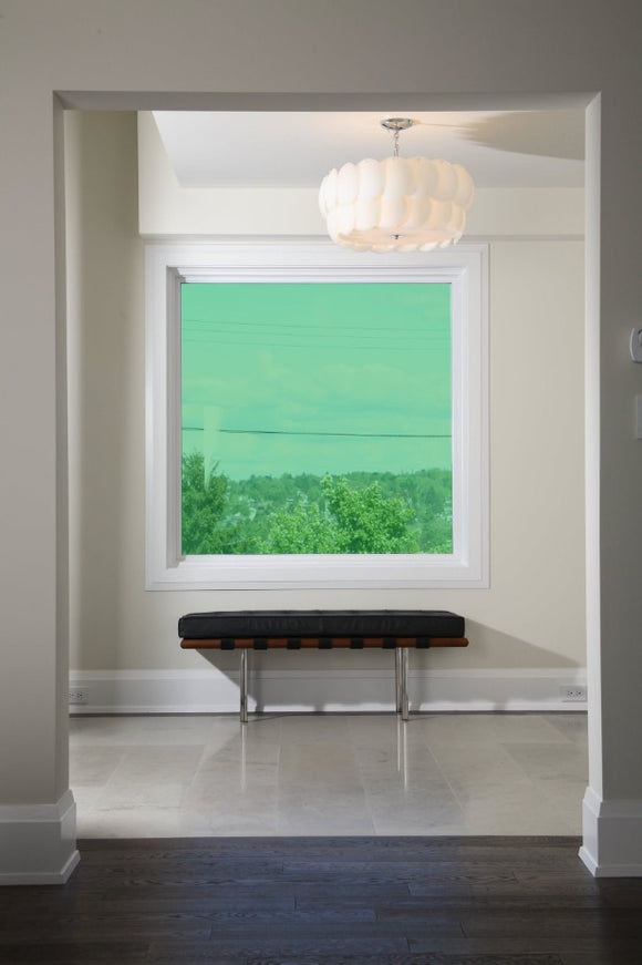 Green 40 Transparent Colourful Window Film Optically Clear Tint