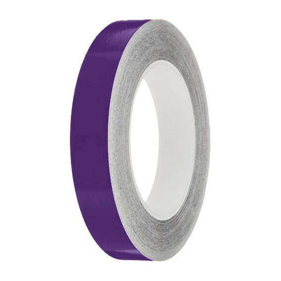 Violet Gloss Colour Pin Stripe tapes, 50m roll, sticky self-adhesive, vinyl decal line tape