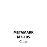 Clear Vinyl M7-105, Metamark 7 Series, self-adhesive, sticky back polymeric sign making vinyl