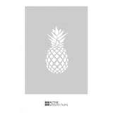Pineapple Cut Out Bespoke Custom Frosted Window Film
