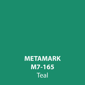 Teal Gloss Vinyl M7-165, Metamark 7 Series, self-adhesive, sticky back polymeric sign making vinyl