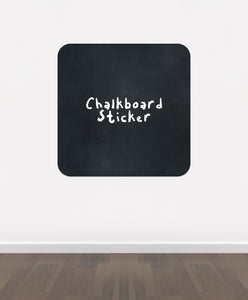 BB4 - Rounded corner square chalkboard sticker