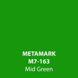 Mid Green Gloss Vinyl M7-163, Metamark 7 Series, self-adhesive, sticky back polymeric sign making vinyl
