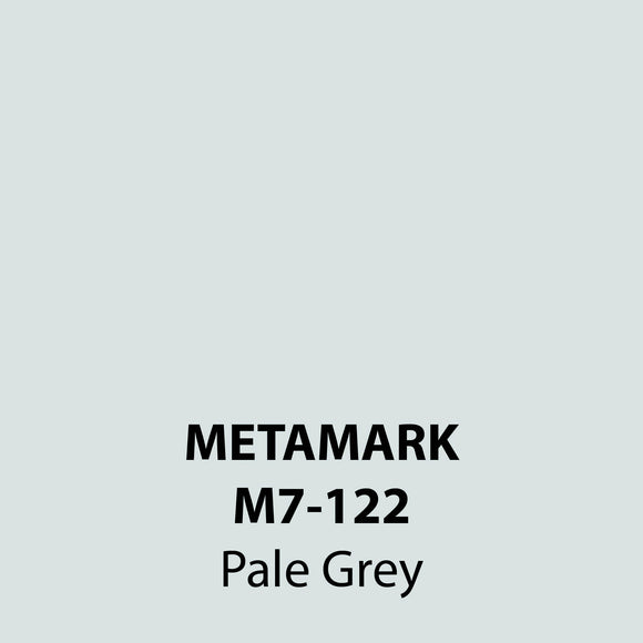 Pale Grey Gloss Vinyl M7-122, Metamark 7 Series, self-adhesive, sticky back polymeric sign making vinyl