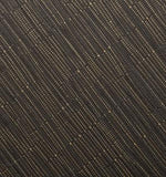 Cover Styl' - T11 Black and Gold Fabric Self Adhesive Sticker, Vinyl Window Wall Door Furniture Covering