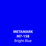 Bright Blue Gloss Vinyl M7-158, Metamark 7 Series, self-adhesive, sticky back polymeric sign making vinyl
