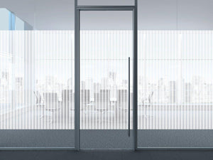 Patterned Decorative White Frosted Window Film - Privacy Frosted Glass Film BOREL WHITE DOTS