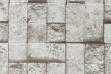 Cover Styl' - U9 Grey Stone Brick Self Adhesive Sticker, Vinyl Window Wall Door Furniture Covering