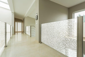 Misfit Contemporary Tiled Window Film Pattern 
