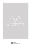 J9 - Bespoke jewellery shop logo, cut out, custom, frosted, commercial window film